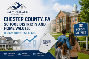 Chester County PA school districts home values guide - CM Mortgage Services West Chester PA
