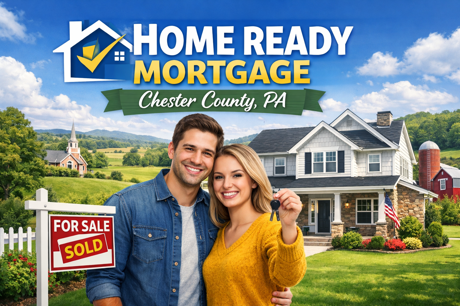 HomeReady mortgage Chester County PA Fannie Mae 3 percent down CM Mortgage Services