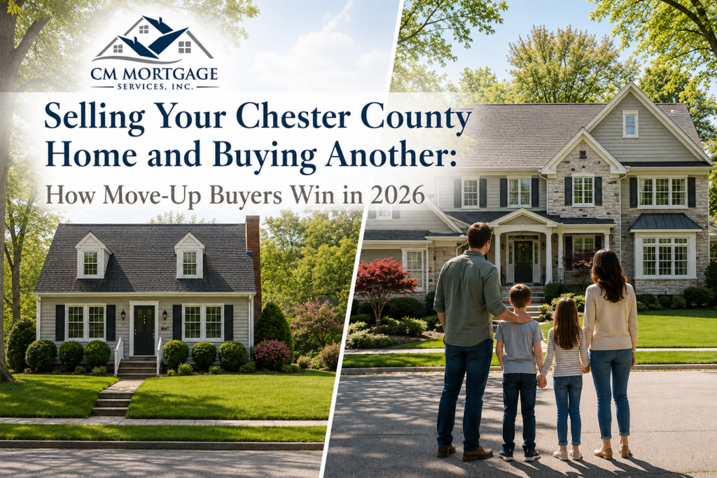 Move up buyer Chester County PA HELOC strategy 2026 CM Mortgage Services