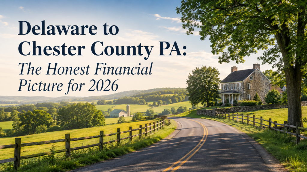 Delaware to Chester County PA relocation mortgage guide 2026 CM Mortgage Services