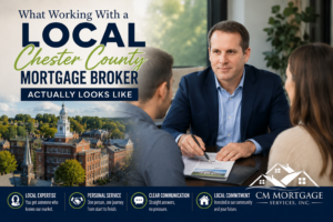 Local mortgage broker Chester County PA J.R. Conway CM Mortgage Services West Chester
