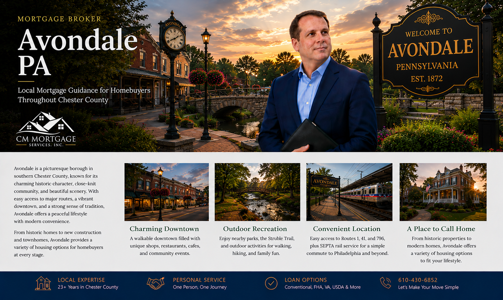 MortgMortgage broker Avondale PA J.R. Conway CM Mortgage Servicesage broker Avondale PA J.R. Conway CM Mortgage Services