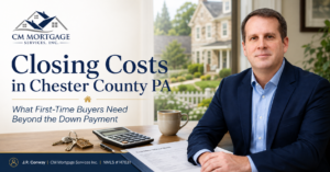 Closing costs Chester County PA guide by J.R. Conway of CM Mortgage Services