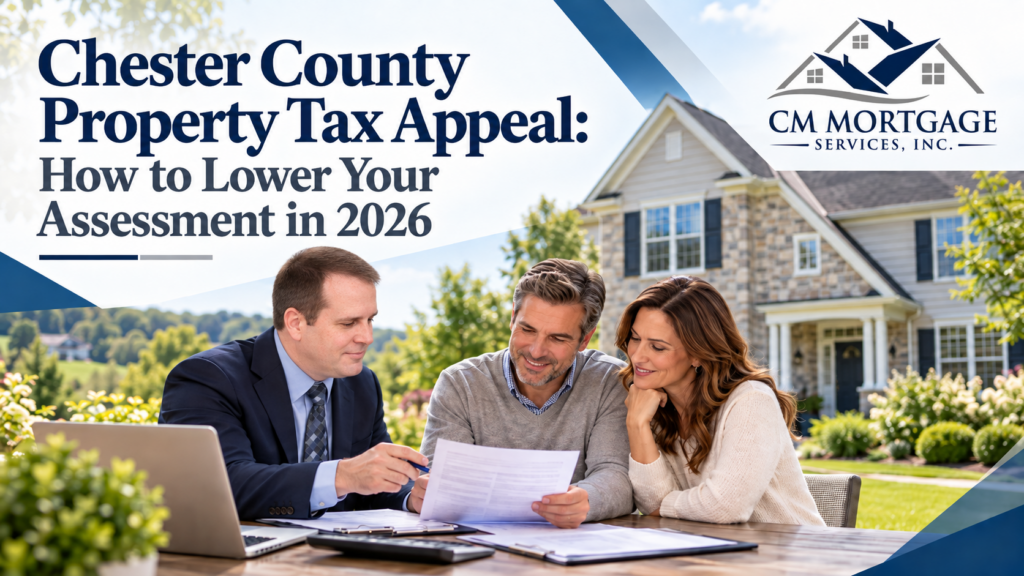 Chester County property tax appeal 2026 guide CM Mortgage Services